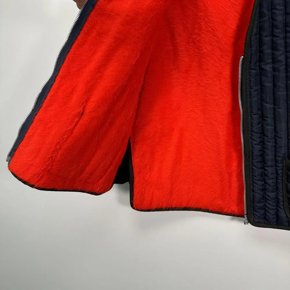 Vintage Navy Blue Quilted Vest  Medium‎ - Picture 2 of 4